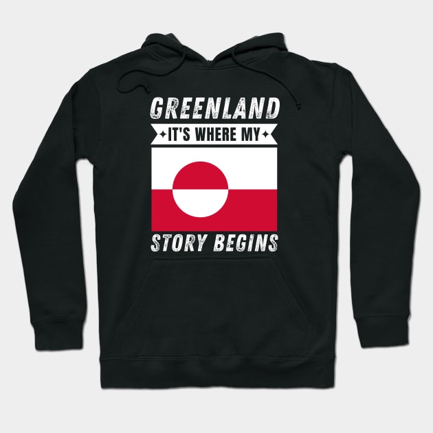 Greenland Hoodie by footballomatic